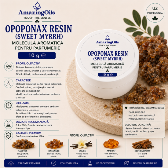 Opoponax Resin (Sweet Myrrh)-10g
