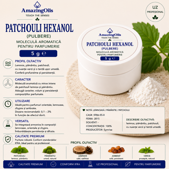 Patchouli Hexanol (pulbere)-5g