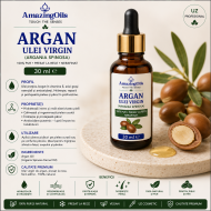 ARGAN-   Ulei  virgin- (argania spinosa ) sticla cu pipeta 30ml