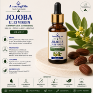  JOJOBA -   Ulei  virgin-(Simmondsia chinensis )  sticla cu  pipeta 30 ml