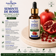 SEMINTE DE RODIE -Ulei presat la rece-(Punica granatum)-30 ml