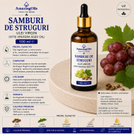 SAMBURI DE STRUGURI - Ulei  virgin- (vitis vinifera seed oil)sticla cu pipeta 100 ml