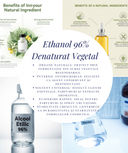 Ethanol 96% Denaturat Vegetal – 400 ml