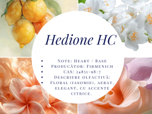 Notele de mijloc care leagă parfumul – rolul Hedionei și al Iononelor