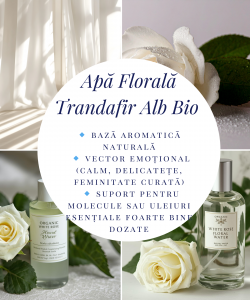 Apă Florală Trandafir Alb Bio (Rosa Alba) – 200ml