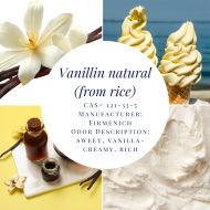 Vanillin natural (from rice)-5g