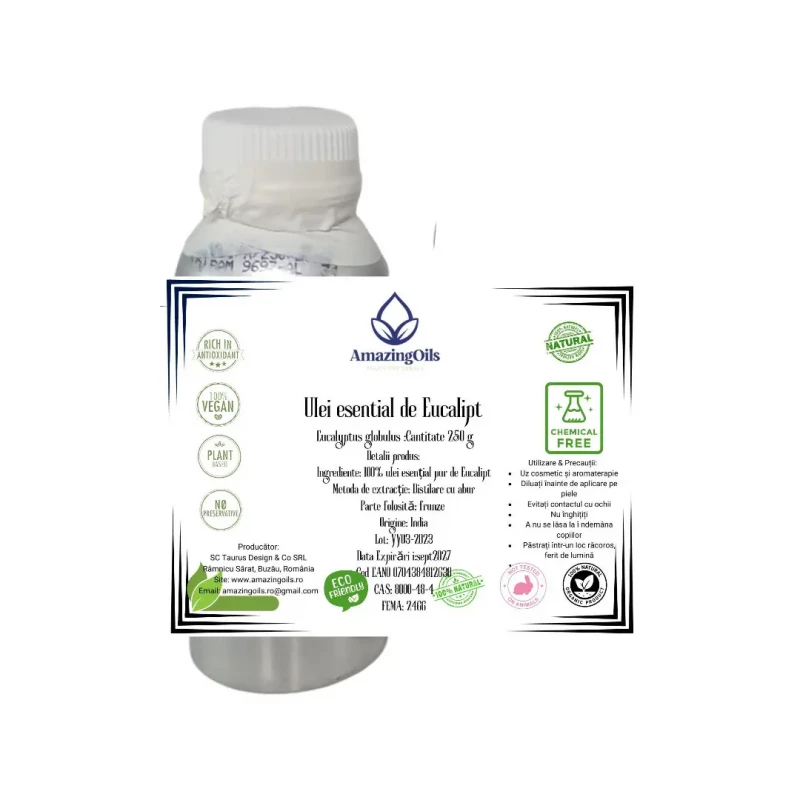 EUCALIPT -Ulei esential 100% pur- EUCALYPTUS OIL (Eucalyptus globulus)250g/500g/1000g