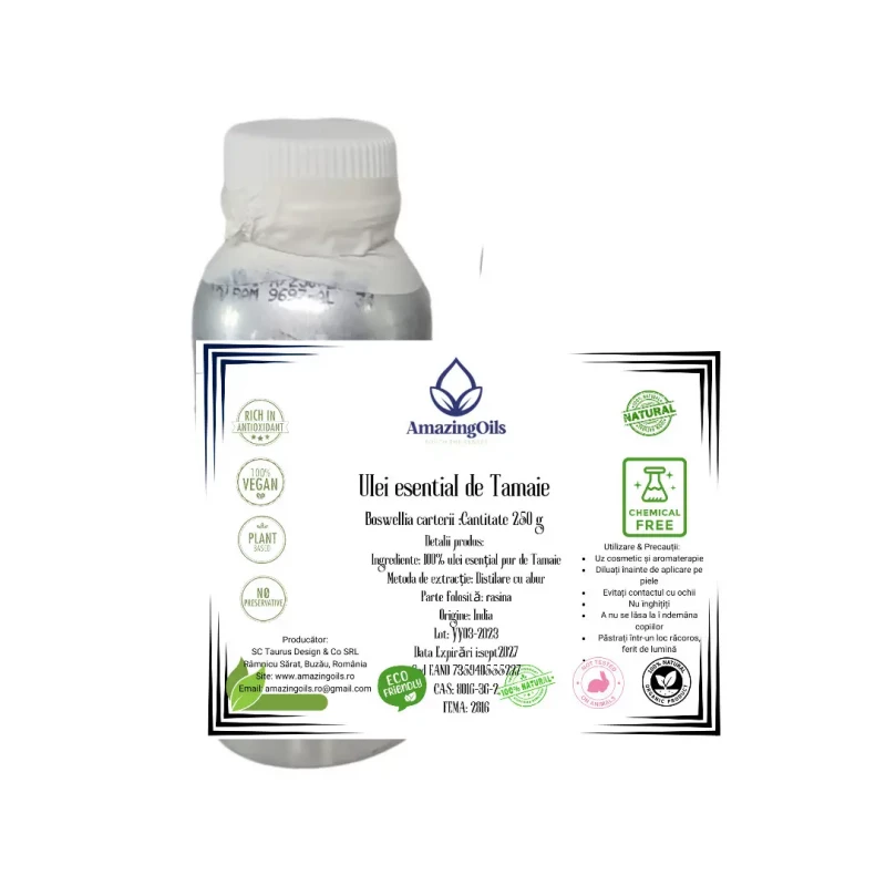TAMAIE -Ulei esential 100% pur - FRANKINCENSE (Boswellia Carteri Birdw)250g/500g/1000g