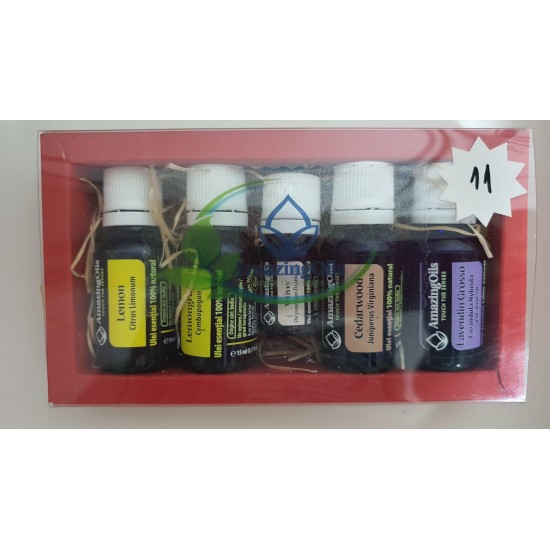 SET  cadou cu 5 uleiuri esentiale -65ml 