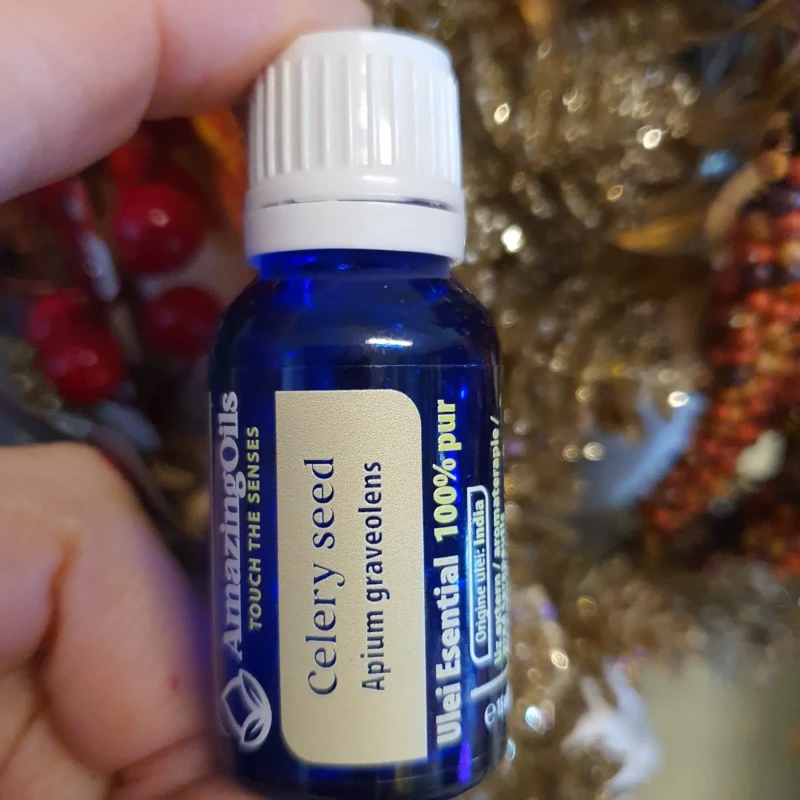 SEMINTE DE TELINA ulei esential 100% pur -Celery seed oil (Apium graveolens) -15 ml