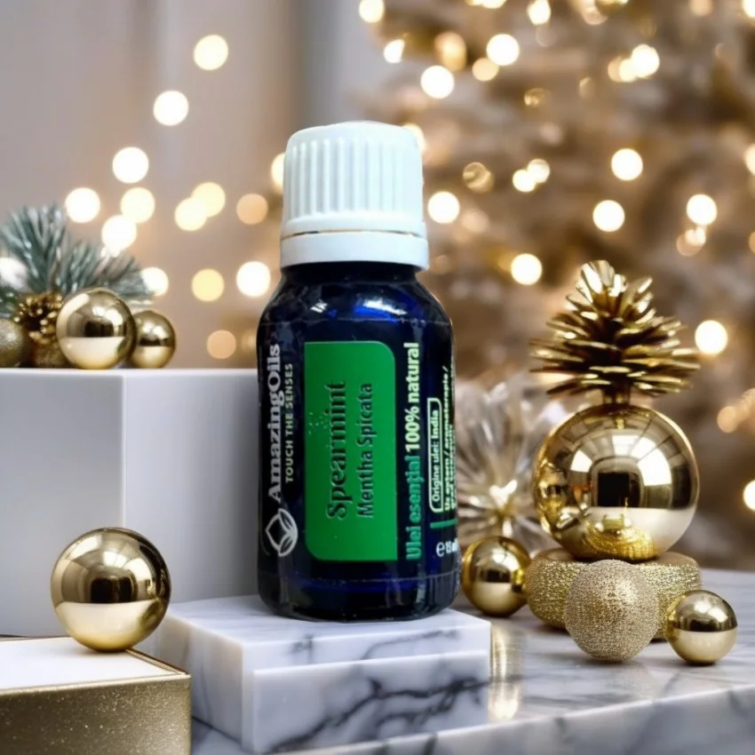  MENTA CREATA -Ulei esential 100% pur - SPEARMINT OIL (Mentha spicata) 15 ml