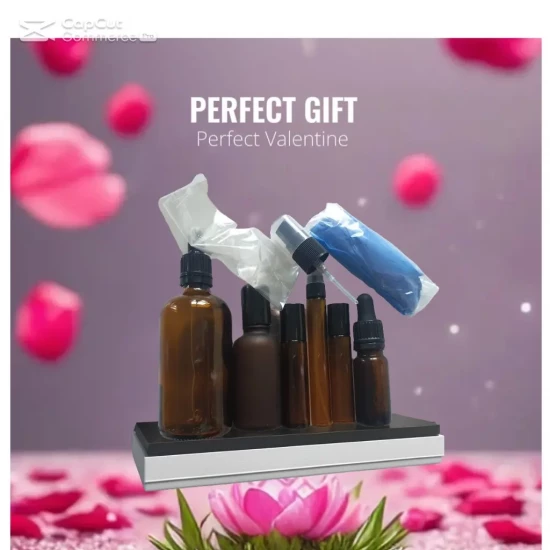 SET mare de sticlute pentru aromaterapie