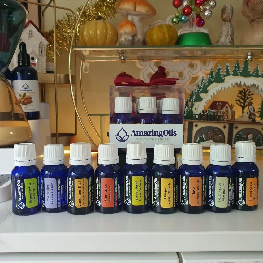 SET 9 uleiuri esentiale 100% PUR -15 ml fiecare cu difuzor mic NR#7 AROME