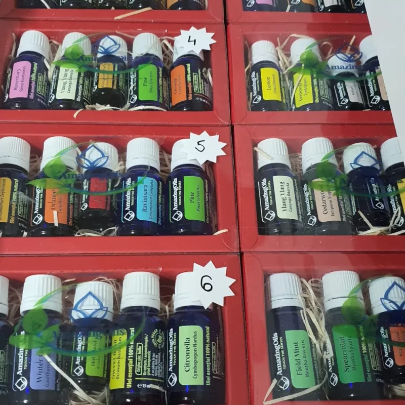 SET  cadou cu 5 uleiuri esentiale -65ml 