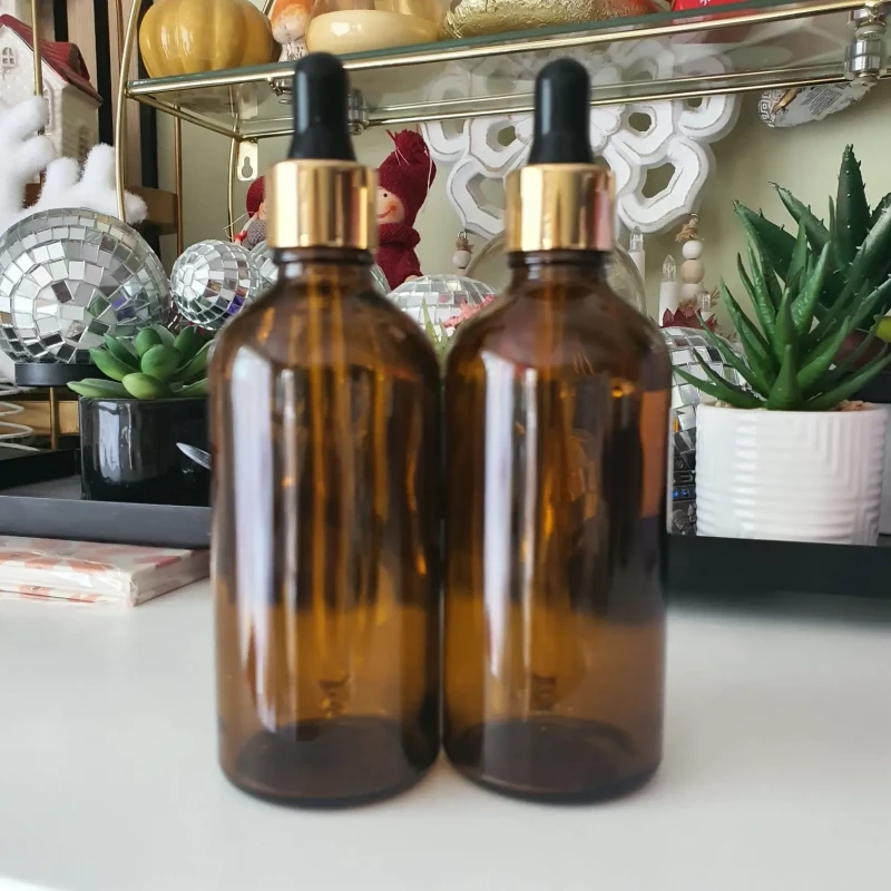  SET 2 sticlute transparente de 2x100ml cu pipeta