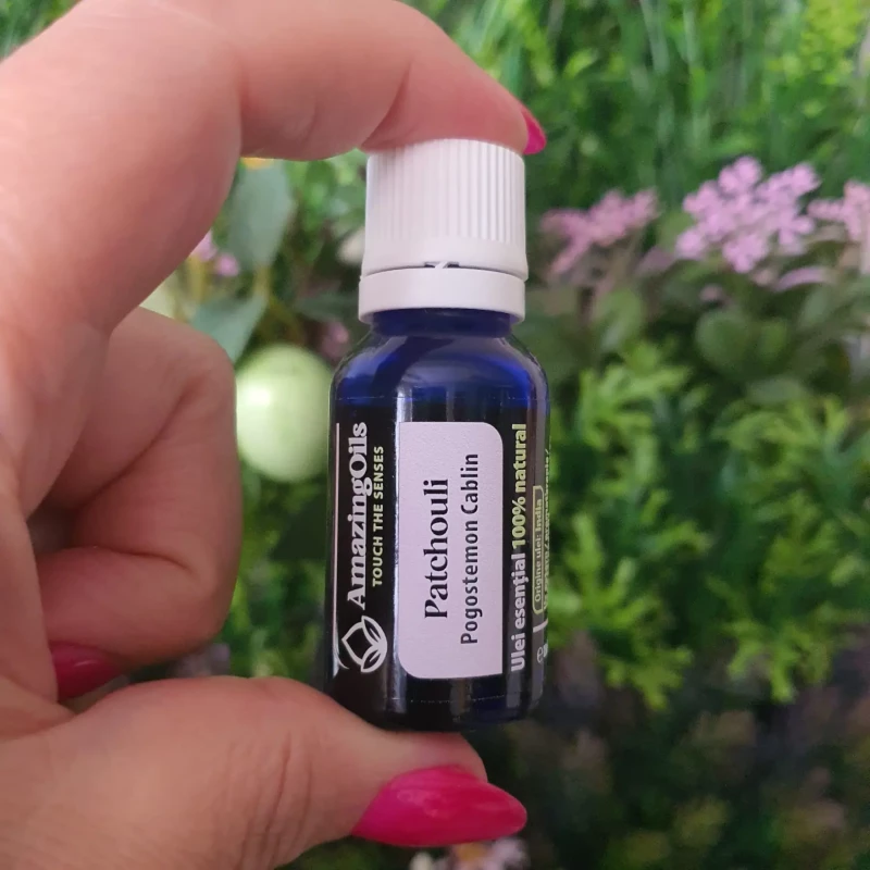 PATCHOULI  -Ulei esential 100% pur -  PATCHOULI OIL (Pogostemon cablin) 15 ml