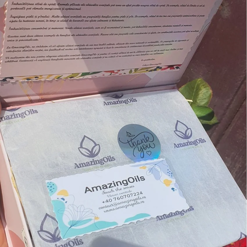 SET  cadou cu uleiuri esentiale INGRIJIRE PIELE-6 uleiuri esentiale-80 ml