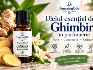 Uleiul esențial de Ghimbir în parfumerie – Note, combinații și utilizare