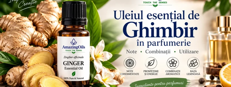 Uleiul esențial de Ghimbir în parfumerie – Note, combinații și utilizare