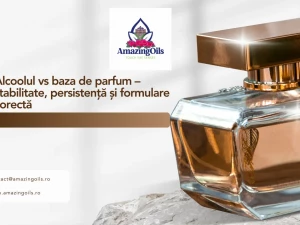 Alcoolul vs baza de parfum – stabilitate, persistență și formulare corectă