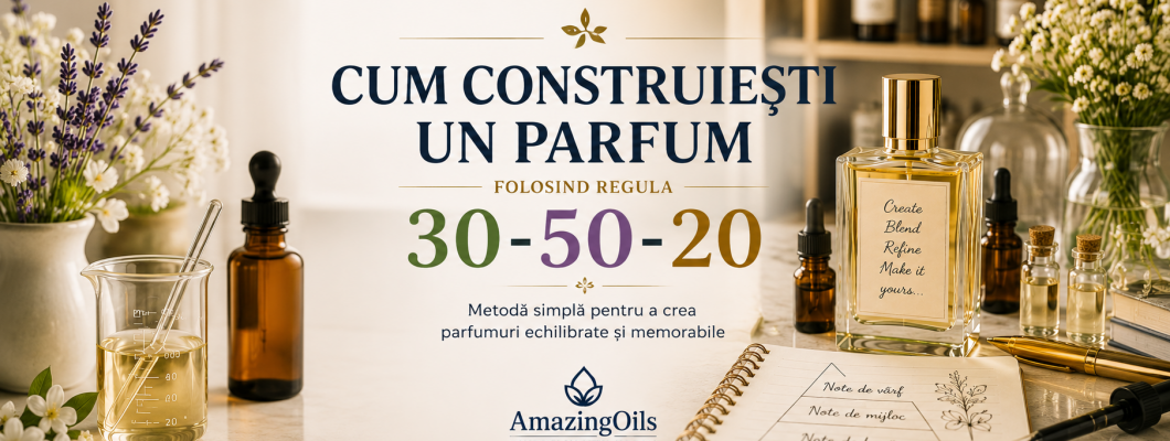 Cum construiești un parfum folosind regula 30-50-20 – Ghid pentru începători