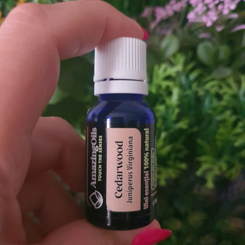 CEDRU-Ulei esential 100% pur  / CEDARWOOD OIL (Juniperus virginiana) 15 ml