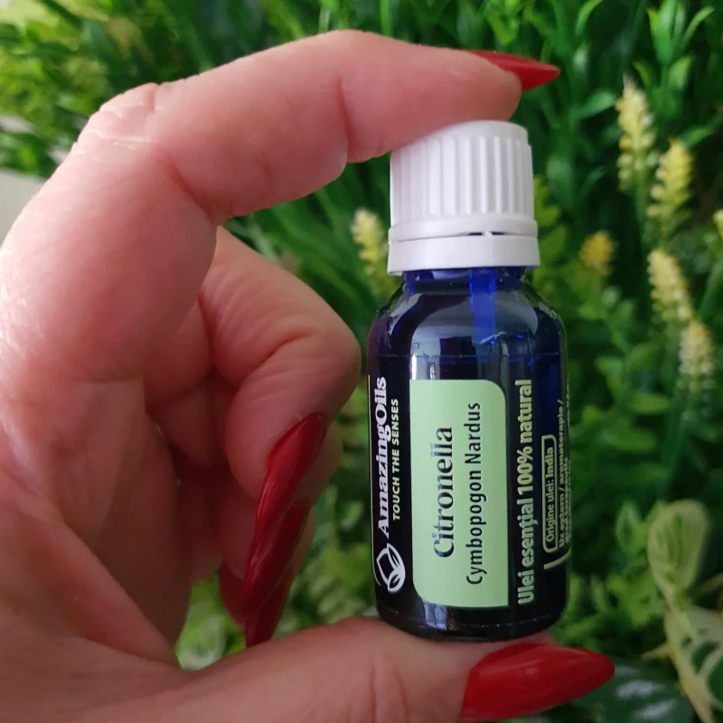  CITRONELLA -Ulei esential 100% pur - CITRONELLA OIL (Cymbopogon nardus) 15 ml