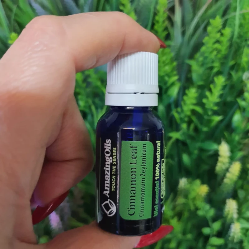 FRUNZE de SCORTISOARA -Ulei esential 100% pur -  CINNAMON LEAF OIL (Cinnamomum zeylanicum) 15 ml