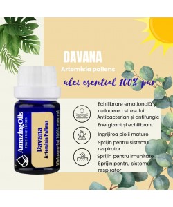 DAVANA-Ulei esential 100% pur- (Artemisia pallens)-5ml