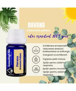 DAVANA-Ulei esential 100% pur- (Artemisia pallens)-5ml