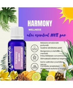HARMONY-Amestec de uleiuri esentiale-wellness 100%pur-15ml