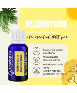 HELICHRYSUM Ulei esential 100%pur-HELICHRYSUM OIL(Helichrysum italicum) 15ml