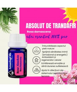  ABSOLUT de TRANDAFIR-Ulei  esential - ROSE ABSOLUTE ( Rosa damascena) 5ml