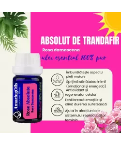  ABSOLUT de TRANDAFIR-Ulei  esential - ROSE ABSOLUTE ( Rosa damascena) 5ml