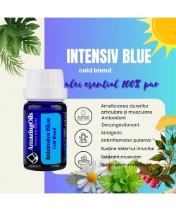  INTENSIVE BLUE Amestec de uleiuri esentiale 100% pur - 5 ml 