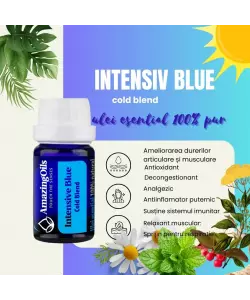  INTENSIVE BLUE Amestec de uleiuri esentiale 100% pur - 5 ml 
