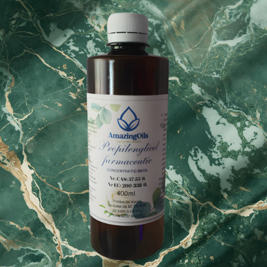Propilenglicol  99,5%. 400ml– Solvent pentru uleiuri și parfumuri