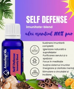  SELF DEFENCE-Amestec de uleiuri esentiale 100% pur- pentru imunitate-15 ml 