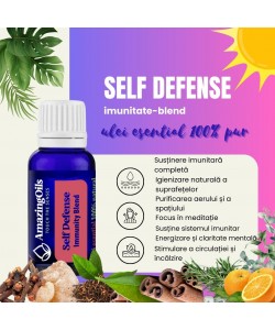  SELF DEFENCE-Amestec de uleiuri esentiale 100% pur- pentru imunitate-15 ml 