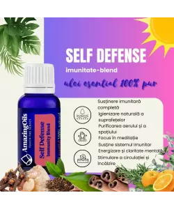  SELF DEFENCE-Amestec de uleiuri esentiale 100% pur- pentru imunitate-15 ml 
