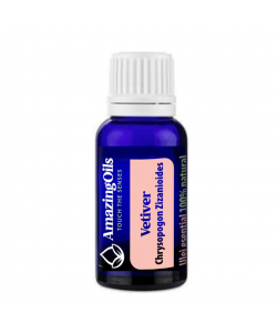  VETIVER -Ulei esential 100% pur -  VETIVER  (Chrysopogon zizanioides) 15 ml 