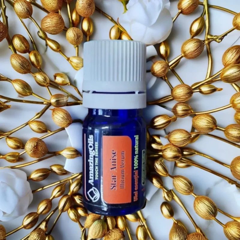 ANASON STELAT - Ulei esential 100% pur - STAR ANISE OIL (Illicium verum) 5 ml