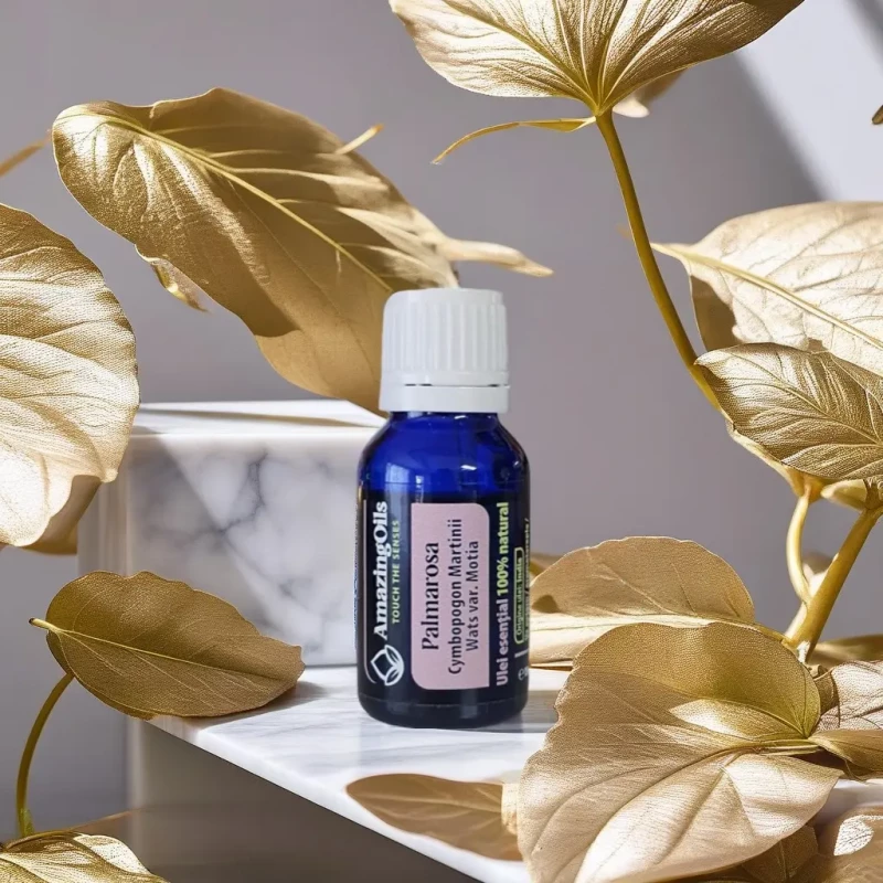PALMAROSA-Ulei  esential 100% pur- (Cymbopogon martinii wats var) 15ml