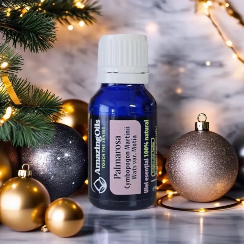 PALMAROSA-Ulei  esential 100% pur- (Cymbopogon martinii wats var) 15ml