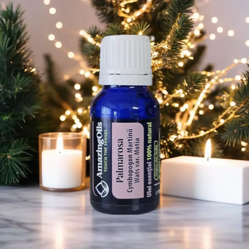 PALMAROSA-Ulei  esential 100% pur- (Cymbopogon martinii wats var) 15ml