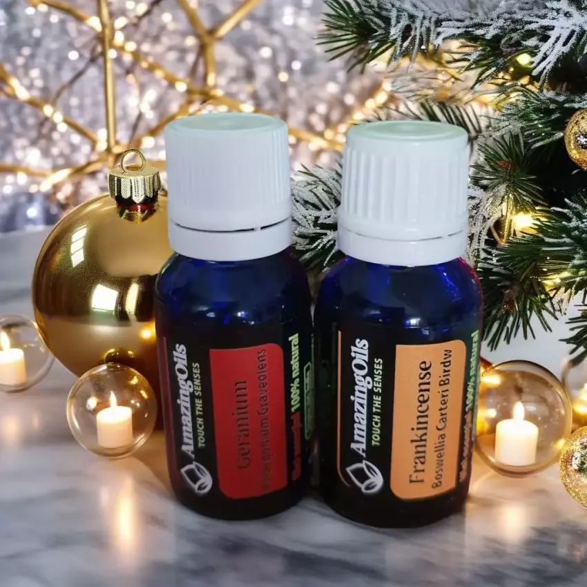 TAMAIE SI MUSCATA-Set 2 uleiuri esentiale  100% pur-2x15 ml 
