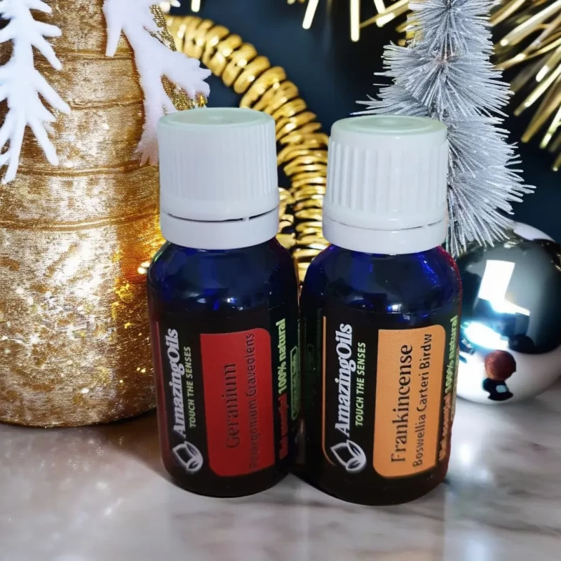 TAMAIE SI MUSCATA-Set 2 uleiuri esentiale  100% pur-2x15 ml 