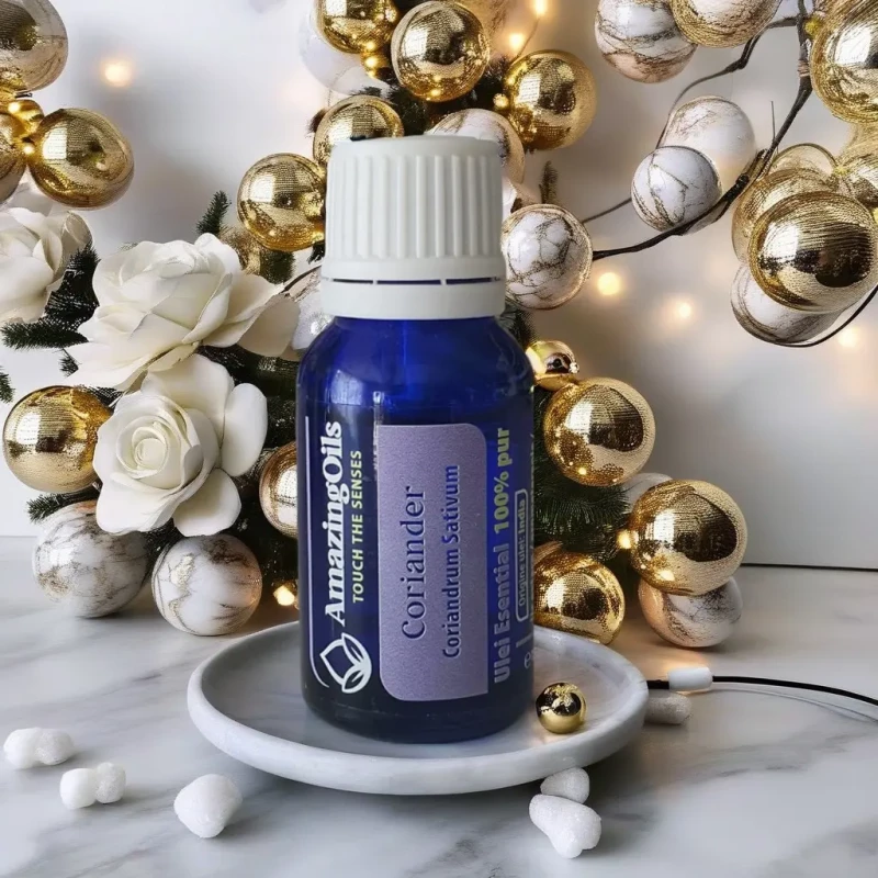 CORIANDRU-ulei esential 100% pur-CORIANDER-Coriandrum sativum  pure oil-15ml 