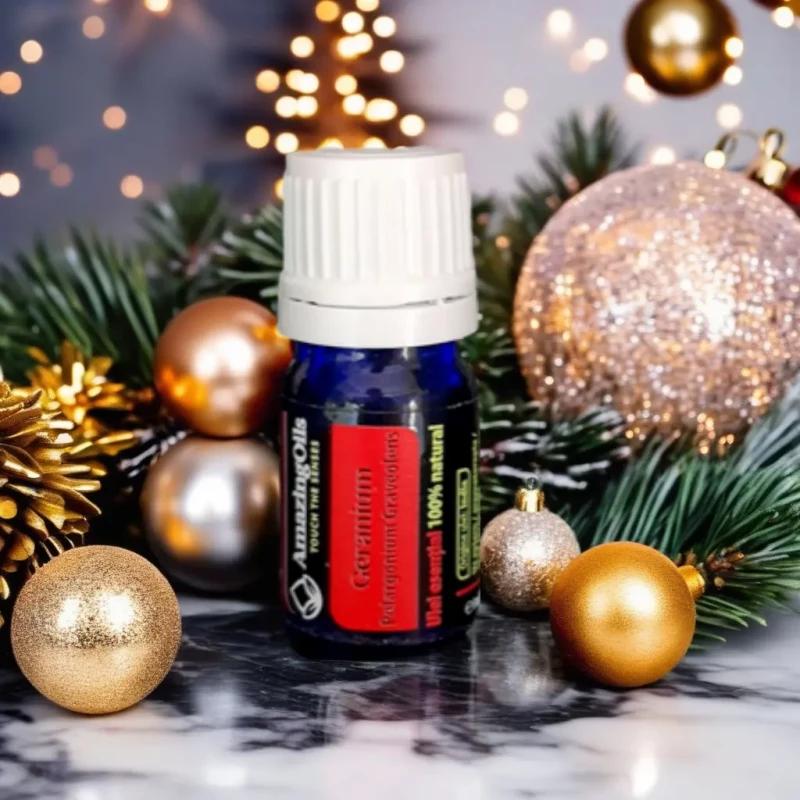 MUSCATA-Ulei esential 100% pur -/ GERANIUM  (Pelargonium graveolens ) 5ml