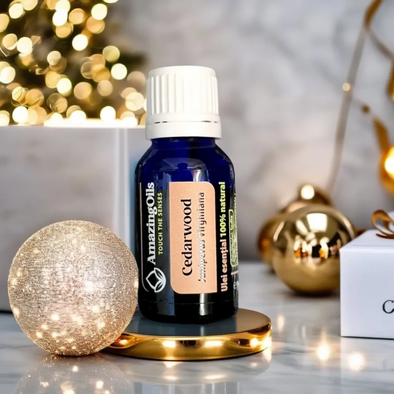 CEDRU-Ulei esential 100% pur  / CEDARWOOD OIL (Juniperus virginiana) 15 ml